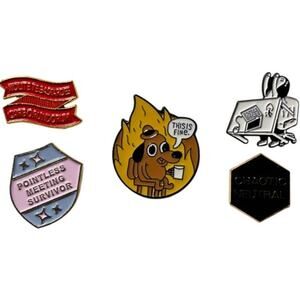 Corporate America Survival Pin Set - 5 PC Set